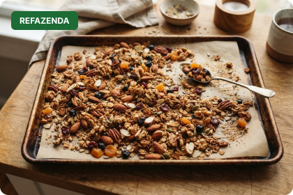 Granola artesanal: o segredo de uma manhã cheia de energia