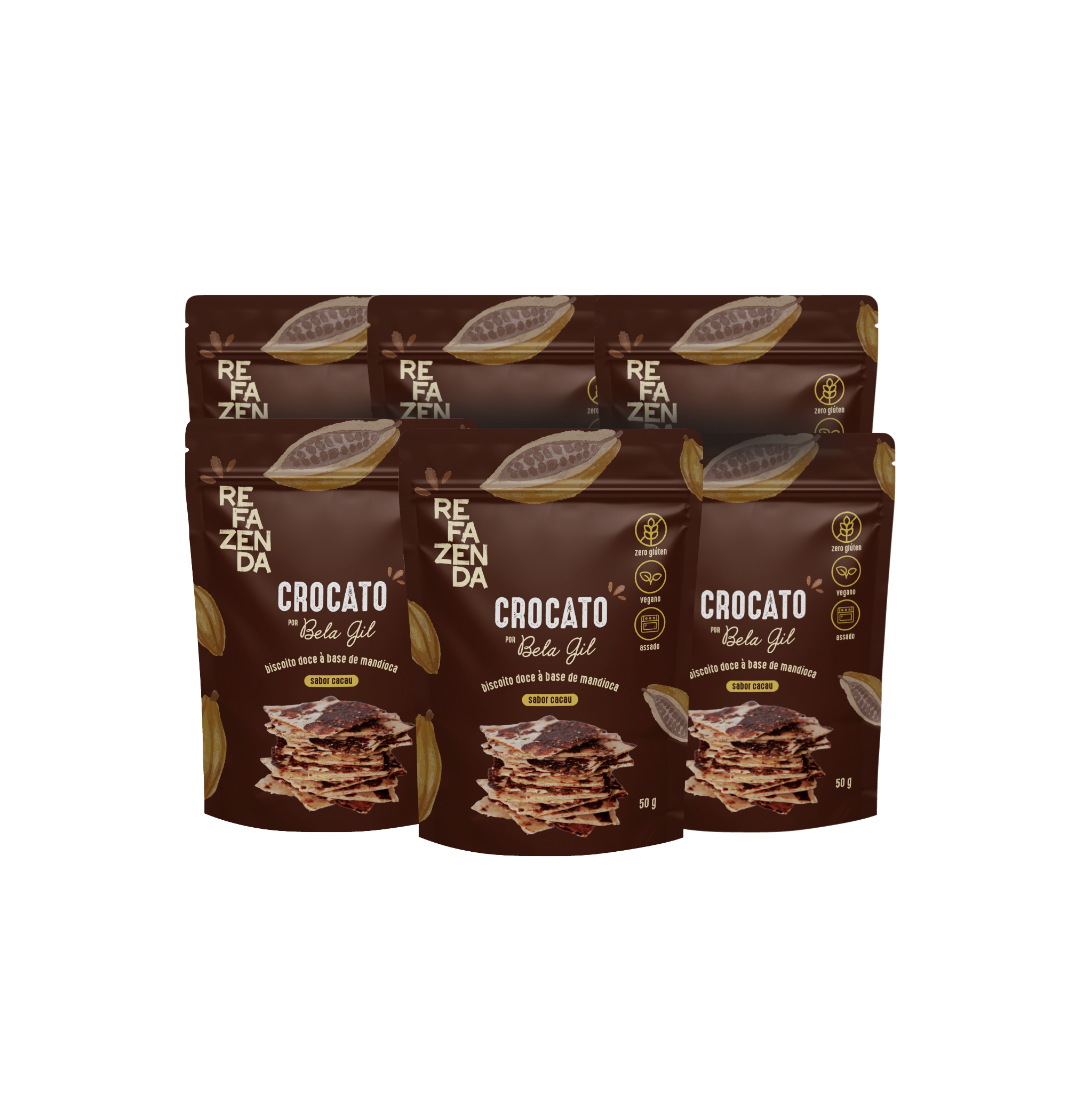 CROCATO CACAU - 6 UNIDADES