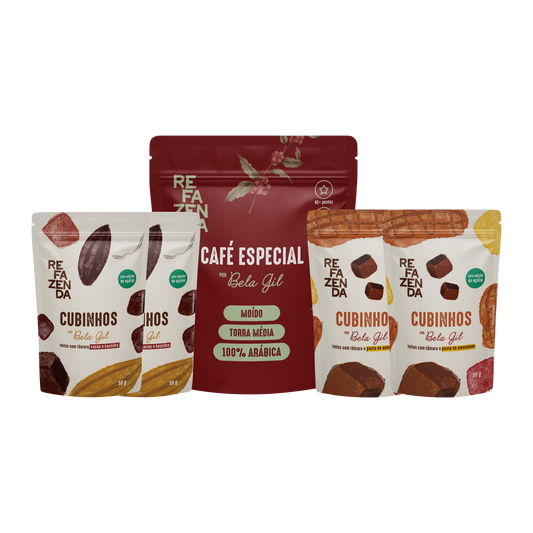 Kit Experimenta Essencial - 4 Cubinhos e 1 Café Moído