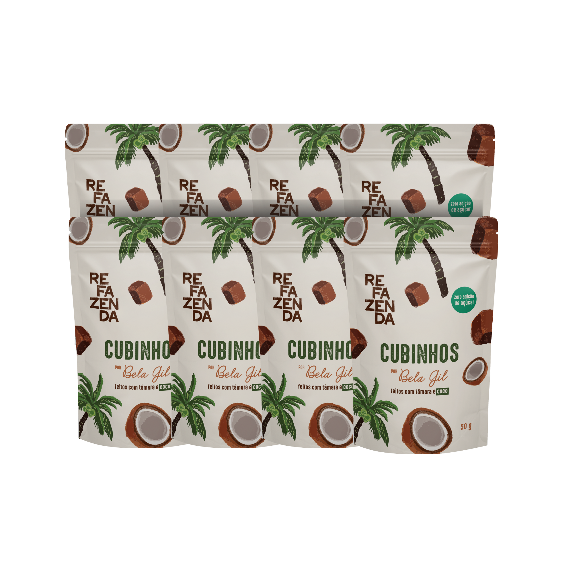 KIT CUBINHOS COCO - 8 UNIDADES