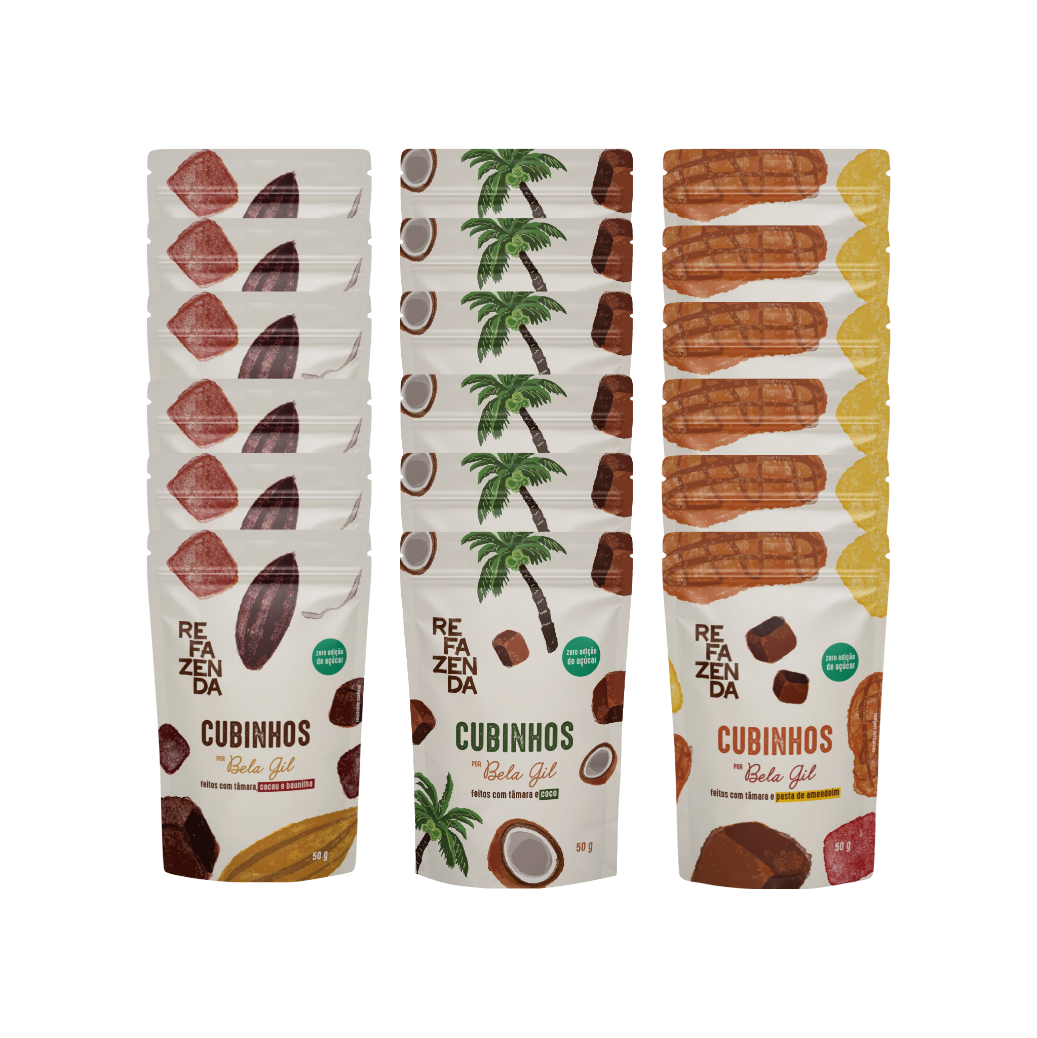 KIT MIX CUBINHOS - 18 ITENS