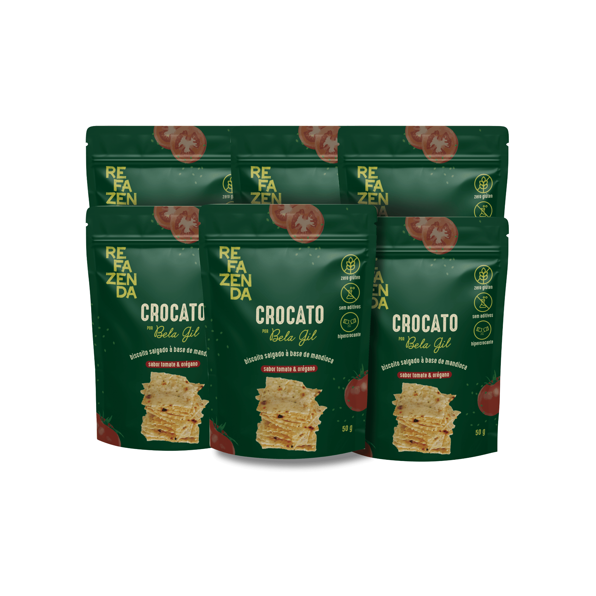 CROCATO TOMATE & ORÉGANO - 6 UNIDADES