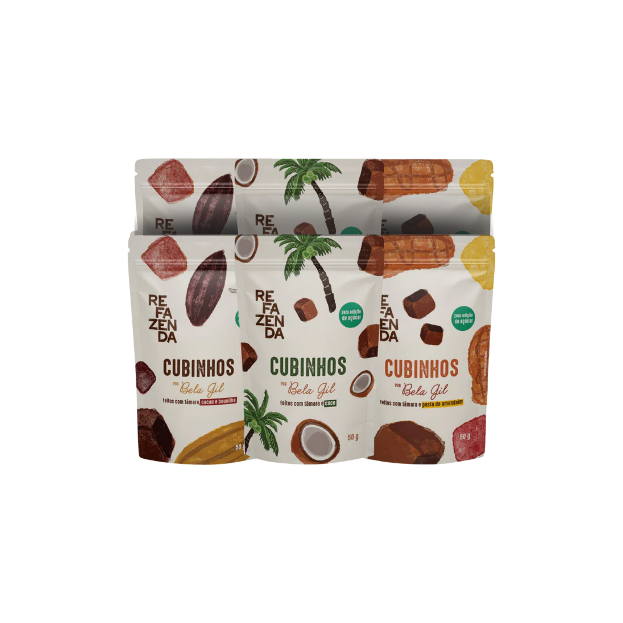 KIT MIX CUBINHOS - 6 UNIDADES