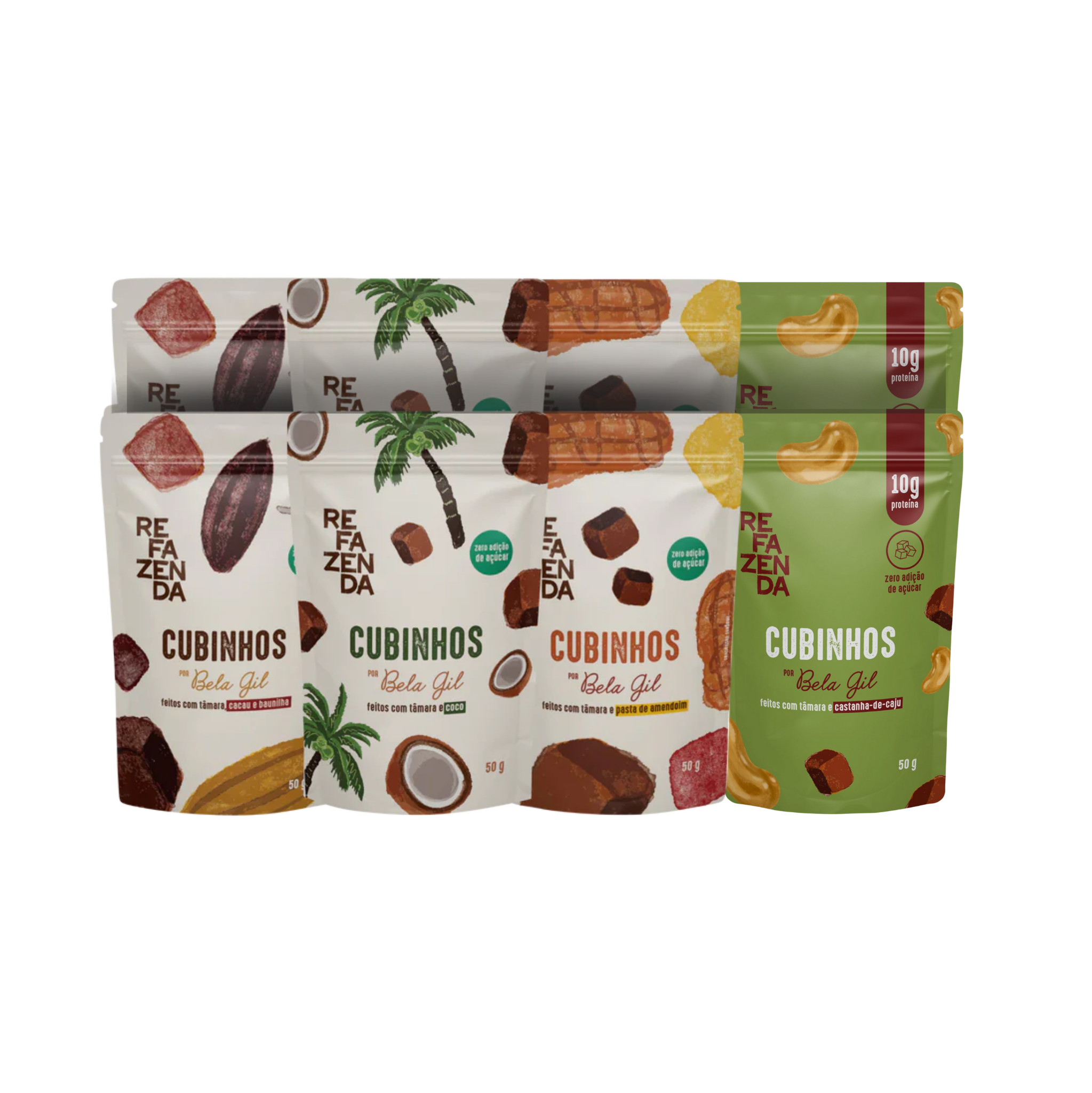 KIT MIX CUBINHOS - 8 UNIDADES