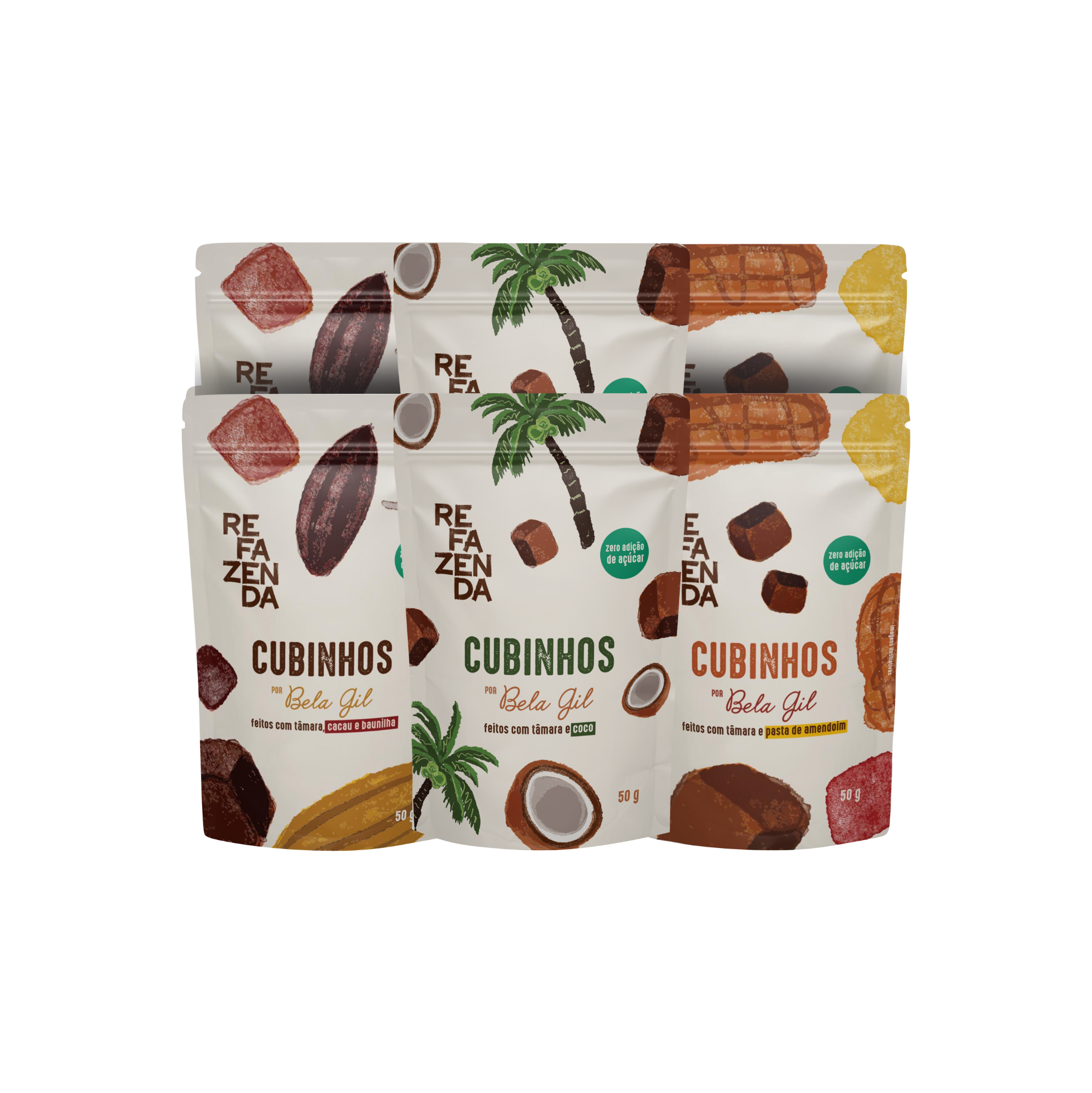 KIT MIX CUBINHOS - 6 UNIDADES