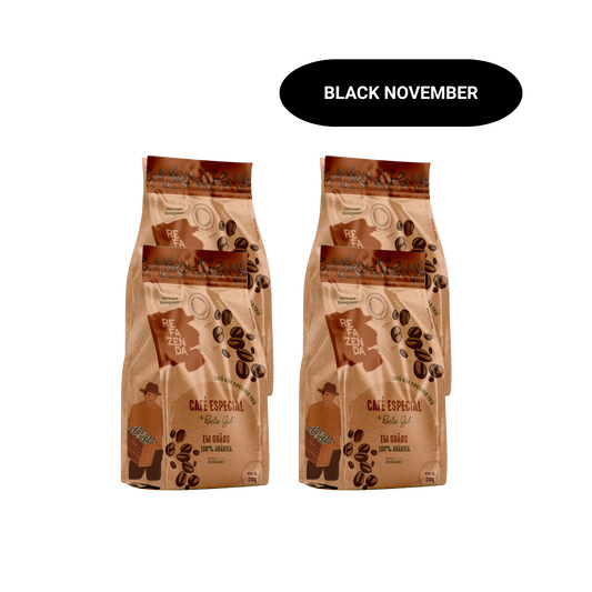 KIT CAFÉ EM GRÃOS - 4 UNIDADES