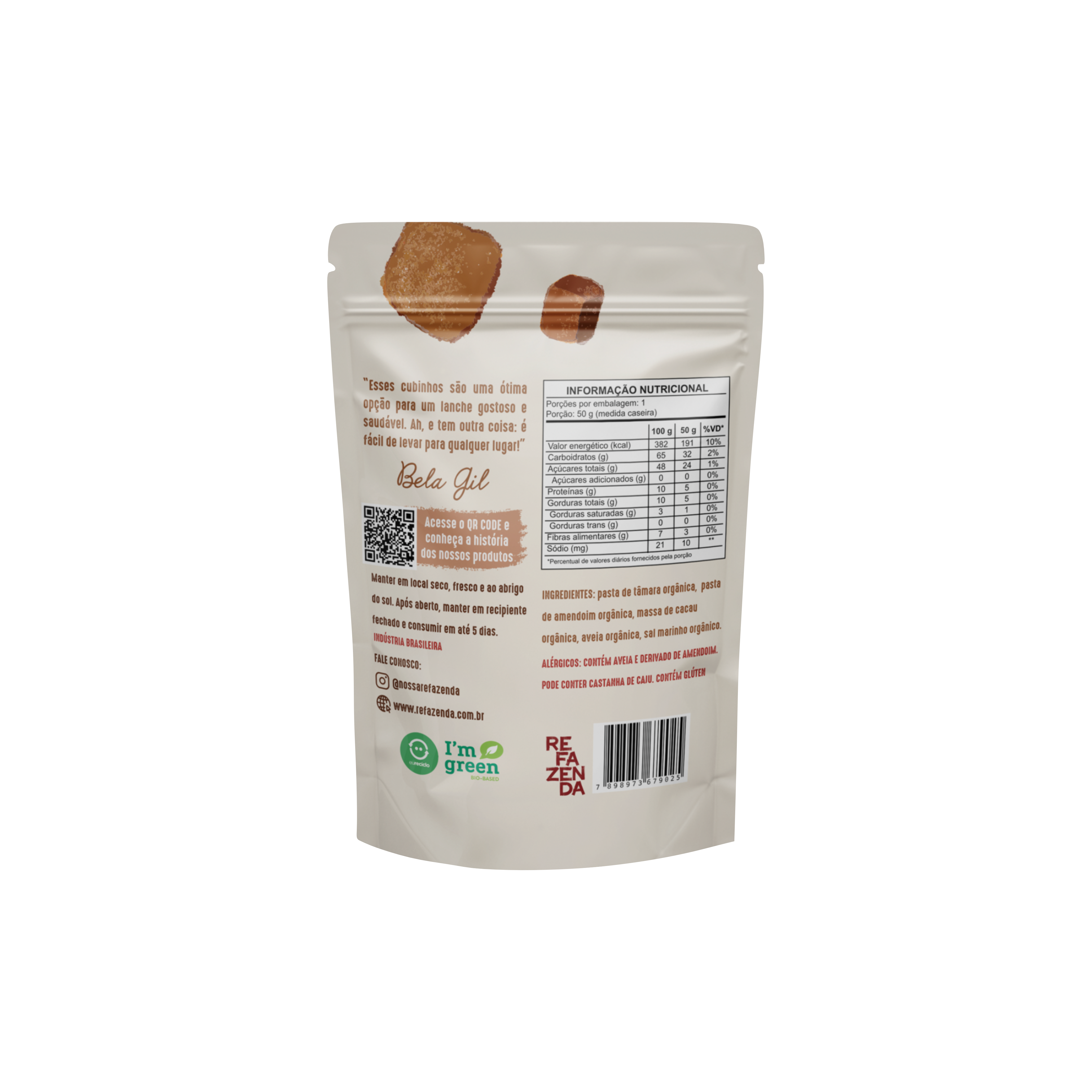 CUBINHOS PASTA DE AMENDOIM